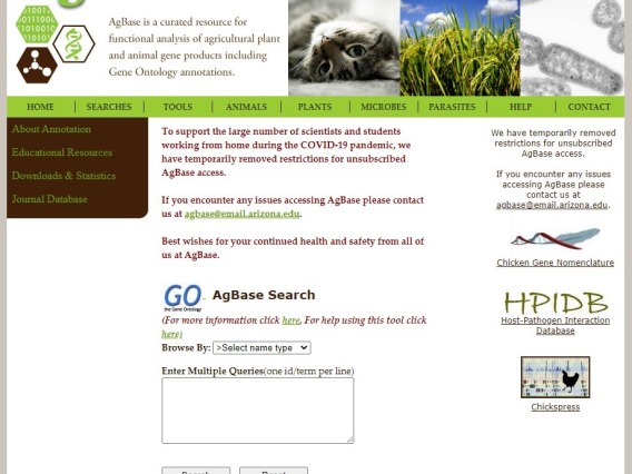 agbase website