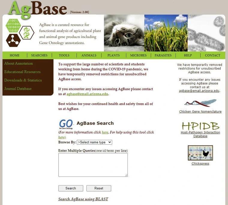 agbase website